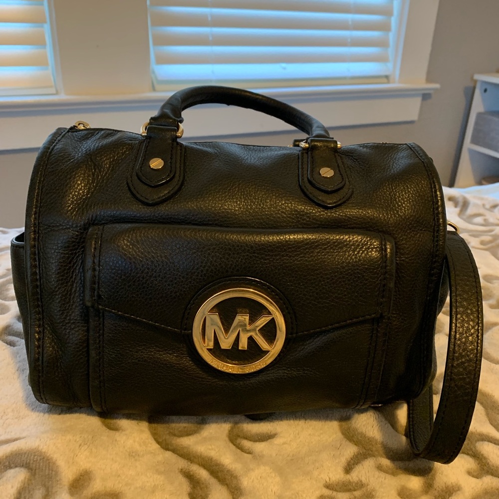 Michael Kors Black Cross Body Handbag